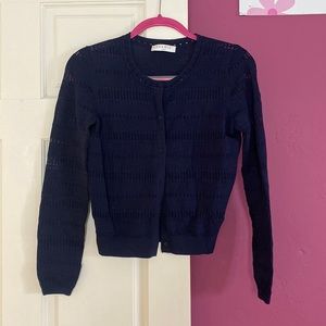 SANDRO Navy Cardigan size 1
